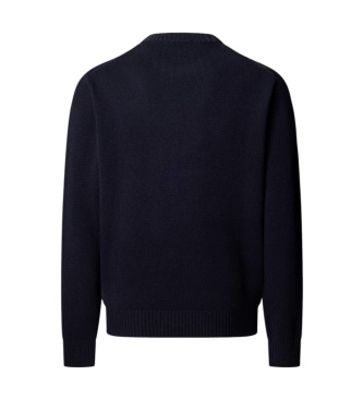 Hackett London Highland Hound trui Marineblauw