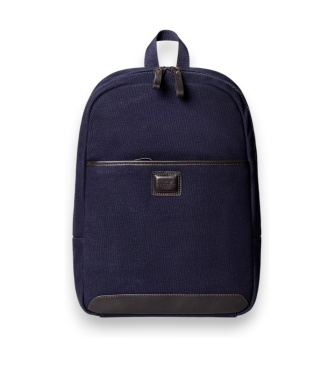 Hackett London Ryggsäck Wells Canvas marinblå