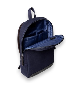 Hackett London Ryggsäck Wells Canvas marinblå