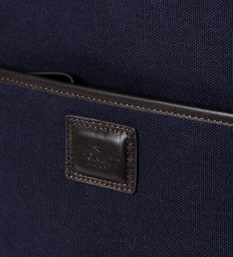 Hackett London Ryggsäck Wells Canvas marinblå