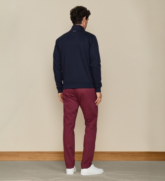 Hackett London Sweatshirt Heritage Lrc Hybrid Azul Marinho