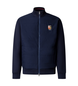 Hackett London Sweatshirt Heritage Lrc Hybrid Azul Marinho