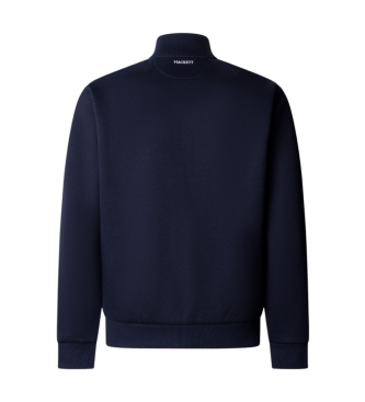 Hackett London Sweatshirt Heritage Lrc Hybrid Azul Marinho