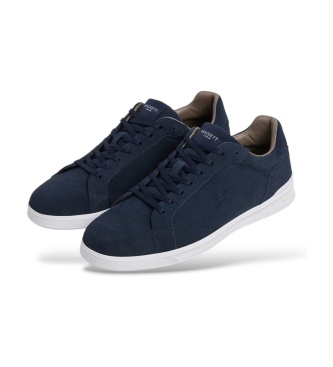 Hackett London Brando Soft læder sneakers marineblå