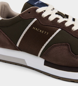 Hackett London Baskets Keston Symbol Vert Olive