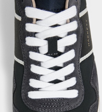 Hackett London Keston Symbol sneakers grå