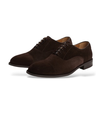 Hackett London Woking Oxford brune sko