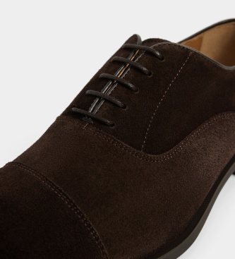 Hackett London Woking Oxford brune sko