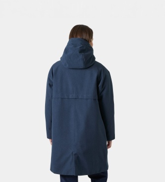 Helly Hansen Gesteppter Mantel Frogner Marineblau