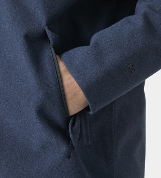 Helly Hansen Gesteppter Mantel Frogner Marineblau