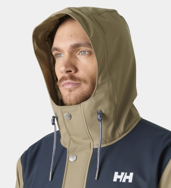 Helly Hansen Beige gewatteerde jas Moss