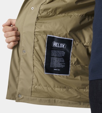 Helly Hansen Beige gewatteerde jas Moss