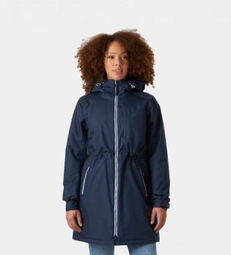 Helly Hansen Gesteppter Mantel Westport Marineblau