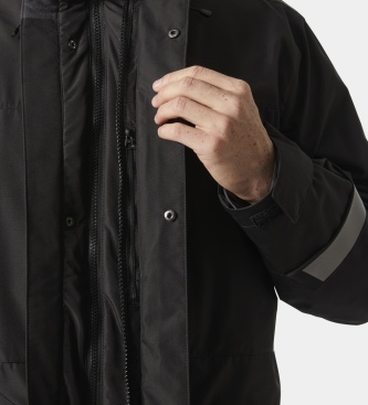 Helly Hansen Abrigo Rigging negro