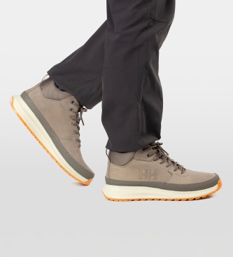 Helly Hansen Bottines en cuir Beckett Mid taupe