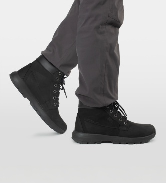 Helly Hansen Bottes en cuir Bowstring Primaloft noir