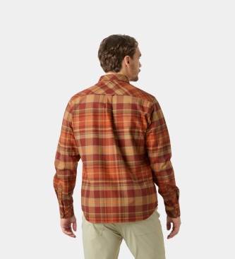 Helly Hansen Classic Check shirt oranje