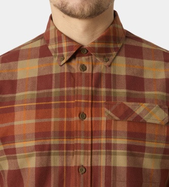 Helly Hansen Classic Check shirt oranje