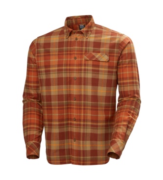 Helly Hansen Classic Check shirt oranje