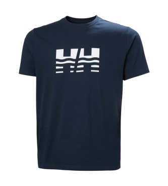 Helly Hansen Core Graphic 2.0 T-shirt marineblå