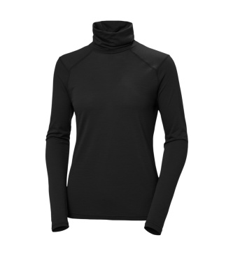 Helly Hansen Majica z visokim ovratnikom HH Durawool črna