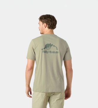 Helly Hansen Nord Graphic T-shirt beige