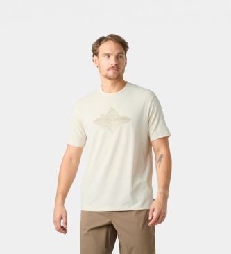 Helly Hansen Camiseta Skog Graphic beige