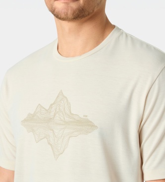 Helly Hansen Camiseta Skog Graphic beige