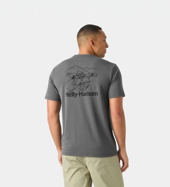 Helly Hansen Skog Graphic T-shirt grå