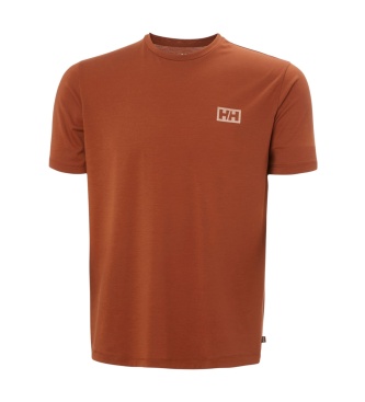Helly Hansen T-shirt Skog Graphic teglrød
