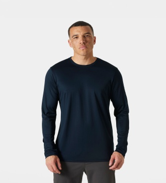 Helly Hansen HH Tech 2.0 navy blue long-sleeve technical t-shirt