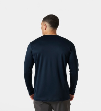 Helly Hansen HH Tech 2.0 navy blue long-sleeve technical t-shirt