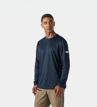 Helly Hansen HH Tech 2.0 navy blue long-sleeve technical t-shirt
