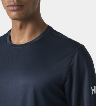 Helly Hansen HH Tech 2.0 navy blue long-sleeve technical t-shirt