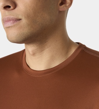 Helly Hansen HH Tech 2.0 orange long-sleeve technical t-shirt
