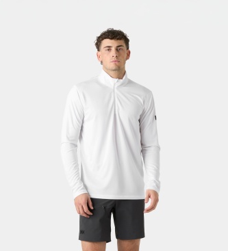 Helly Hansen HH Tech 2.0 white half-zip technical t-shirt