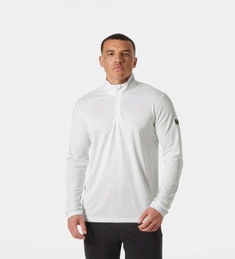 Helly Hansen HH Tech 2.0 white half-zip technical t-shirt