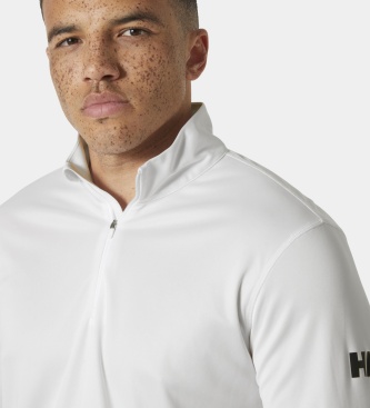 Helly Hansen HH Tech 2.0 white half-zip technical t-shirt