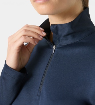Helly Hansen Technisch shirt met korte rits HH Tech marineblauw