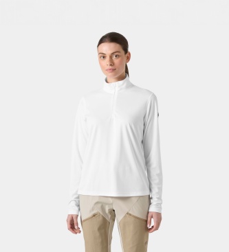 Helly Hansen Technisch shirt met korte rits HH Tech wit