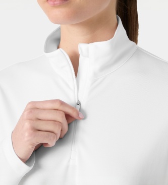Helly Hansen Technisch shirt met korte rits HH Tech wit