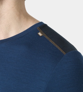 Helly Hansen Lifa Merino Midweight thermal shirt blue