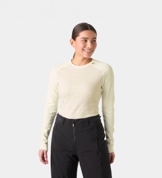 Helly Hansen Termična majica Lifa Merino Midweight Graphic, zlomljeno bela