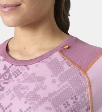 Helly Hansen Termo majica Lifa Merino Midweight Graphic roza
