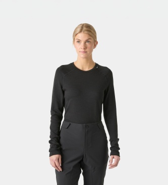 Helly Hansen Termo majica Lifa Merino Midweight črna