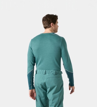 Helly Hansen Lifa Merino Midweight Thermal Shirt green
