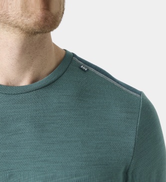 Helly Hansen Lifa Merino Midweight Thermal Shirt green