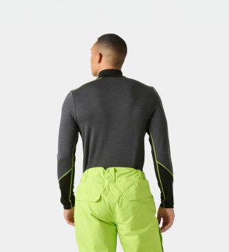 Helly Hansen Lifa Merino Midweight Half Zip Thermal Shirt grey