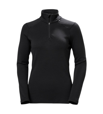 Helly Hansen Termo majica s polovično zadrgo Lifa Merino Midweight črna