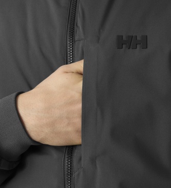 Helly Hansen Grey HP Racing Lifaloft Bomber Jacket